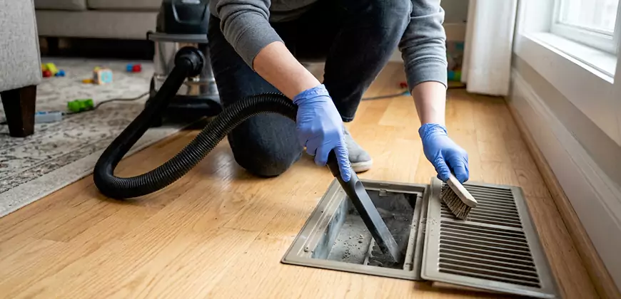 Ducted Heating Filter Cleaning in Spring Hill